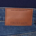 TRUSSARDI MEN'S JEAN'S 5 POCKETS 380 ICON BLUE DENIM - Image 5