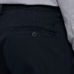 TRUSSARDI MEN'S  REGULAR-FIT 302 CHINOS IN STRETCH GABARDINE BLUE - Image 3