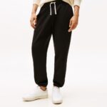 TOMMY HILFIGER MAN ESSENTIAL FLEECE SWEATPANTS BLACK
