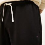 TOMMY HILFIGER MAN ESSENTIAL FLEECE SWEATPANTS BLACK - Image 3