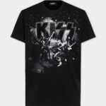 DSQUARED2 MEN'S KISS X D2 CIGARETTE FIT T-SHIRT BLACK - Image 3