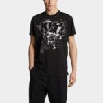 DSQUARED2 MEN'S KISS X D2 CIGARETTE FIT T-SHIRT BLACK