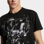 DSQUARED2 MEN'S KISS X D2 CIGARETTE FIT T-SHIRT BLACK - Image 5