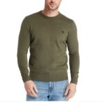 TIMBERLAND WILLIAMS RIVER CABLE COTTON YD SWEATER LEAF GREEN