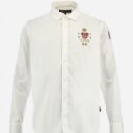 LA MARTINA MEN'S STRETCH SHIRT GUARDS-INNOCENT OPTIC WHITE - Image 4