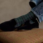 POLO RALPH LAUREN PLAID TROUSER SOCKS 3 PACK GIFT SET WINE/GREEN/ROYAL - Image 3