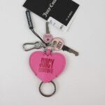JUICY COUTURE WOMAN DOLLAR KEYCHAIN PU/ZINC ALLOY/IRON SHINY NICKEL JUICY PINK - Image 2