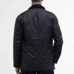 BARBOUR MEN ASHBY WAX JACKET BLACK - Image 2