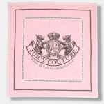 JUICY COUTURE WOMEN PASHMINA DOG CREST  SHAWL JUICY PINK