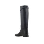 KALOGIROU WOMAN ΡΕΗΣ LEA LEATHER BLACK - Image 2