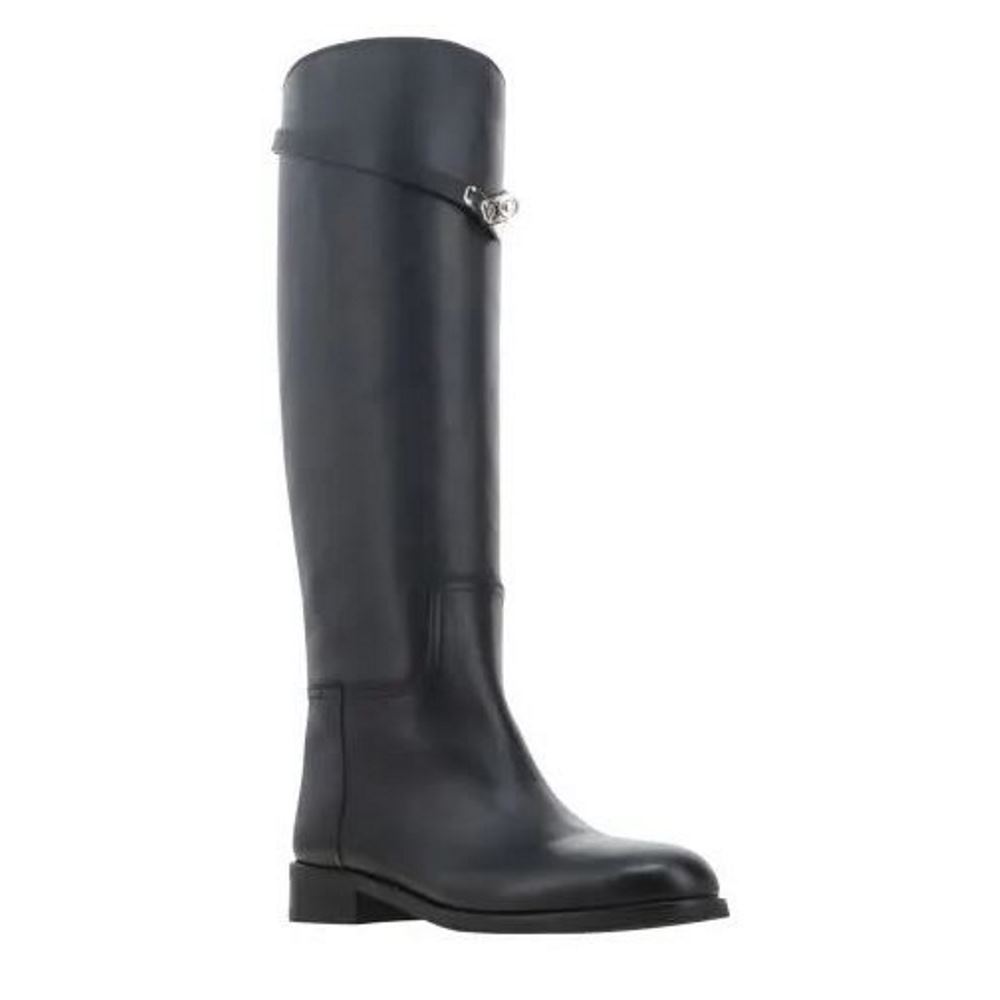 PEHS LEA BLACK -2 KALOGIROU WOMAN ΡΕΗΣ LEA LEATHER BLACK - Image 1