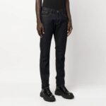 EMPORIO ARMANI JEANS MEN'S J45 REGULAR FIT JEANS MIDNIGHT BLUE