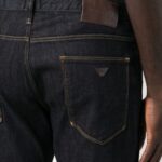 EMPORIO ARMANI JEANS MEN'S J45 REGULAR FIT JEANS MIDNIGHT BLUE - Image 3