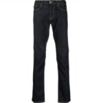 EMPORIO ARMANI JEANS MEN'S J45 REGULAR FIT JEANS MIDNIGHT BLUE - Image 4
