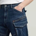 G-STAR MENS ROVIC 3D LOOSE DENIM DARK BLUE - Image 3