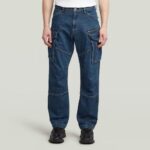 G-STAR MENS ROVIC 3D LOOSE DENIM DARK BLUE