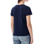 POLO RALPH LAUREN WOMAN CLASSIC FIT COTTON T-SHIRT CRUISE NAVY - Image 2