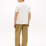 TOMMY HILFIGER MEN HERITAGE LOGO JERSEY CREW NECK T-SHIRT IVORY PETAL - Image 2