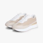 TOMMY HILFIGER WOMEN'S TH CHIC MONOGRAM RUNNER CLASSIC BEIGE SANDALWOOD - Image 3