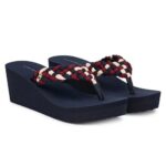 TOMMY HILFIGER WOMEN'S TH WEDGE BRAIDED SUMMER SANDAL COLORED