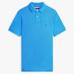 TOMMY HILFIGER MEN'S 1985 REGULAR FIT PIQUE POLO SHIRT BLUE ORBIT - Image 4