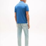 TOMMY HILFIGER MEN'S 1985 REGULAR FIT PIQUE POLO SHIRT BLUE ORBIT - Image 2