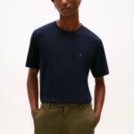 TOMMY HILFIGER MEN'S ESSENTIAL REG FIT SOLID TEE DESERT SKY