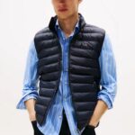 TOMMY HILFIGER MEN'S PACKABLE QUILED GILET DESERT SKY