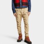 DSQUARED2 MEN'S SEXY CARGO PANTS BEIGE