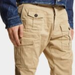 DSQUARED2 MEN'S SEXY CARGO PANTS BEIGE - Image 5