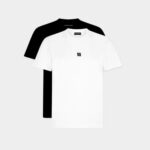 DSQUARED2 JUST RIGHT FIT WOMAN'S T-SHIRT TWIN PACK MULTICOLOR