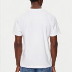 LACOSTE MEN'S COTTON T-SHIRT REGULAR FIT WHITE - Image 2
