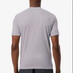 LACOSTE MEN'S COTTON T-SHIRT PIMA REGULAR FIT SILVER CHINE - Image 2