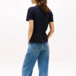 TOMMY HILFIGER WOMAN'S NOS SCRIPT REGULAR C-NK SS NOS DESERT SKY - Image 2