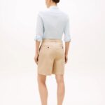 TOMMY HILFIGER WOMEN'S BLEND CHINO SHORTS BEIGE - Image 2
