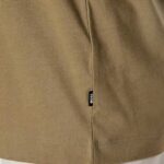 BOSS COTTON THOMPSON 01 JERSEY SHORT SLEEVE T-SHIRT DARK BEIGE - Image 3
