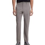BOSS MEN T_COMMUTER-SLIM TROUSERS OPEN GREY