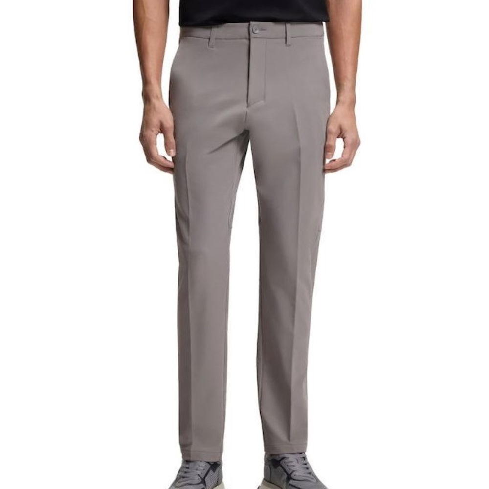 50534303-063-2 BOSS MEN T_COMMUTER-SLIM TROUSERS OPEN GREY - Image 1