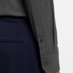 BOSS MEN'S SLIM-FIT SHIRT IN PRINTED PERFORMANCE-STRECH JERSEY DARK BLUE - Image 4
