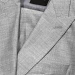 BOSS MEN'S SUIT IN SLIM FIT OPEN GREY - Image 4