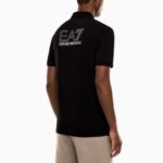 EMPORIO ARMANI VISIBILITY COTTON JERSEY T-SHIRT BLACK - Image 3