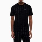 EMPORIO ARMANI GRAPHIC SERIES COTTON CREW-NECK T-SHIRT BLACK