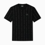 EMPORIO ARMANI GRAPHIC SERIES COTTON CREW-NECK T-SHIRT BLACK - Image 4