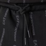 EMPORIO ARMANI TRAIN GRAPHIC M BERMOUDA COLP MONOGRAM PRINTED BLACK - Image 4