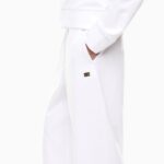EMPORIO ARMANI CORE LADY STRECH COTTON TRACKSUIT WHITE - Image 4