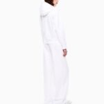 EMPORIO ARMANI CORE LADY STRECH COTTON TRACKSUIT WHITE - Image 2