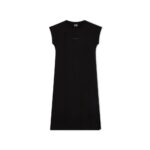 EMPORIO ARMANI STRASS MIDI DRESS WOMAN EA7 BLACK - Image 4