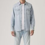 LEVI'S®BARSTOW WESTERN STANDARD SHIRT SOLUCELL WORN IN BLUE