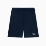 EMPORIO ARMANI CORE IDENTITY COTTON SHORTS BLUE - Image 4