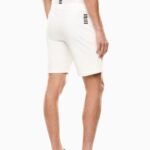 EMPORIO ARMANI CORE IDENTITY COTTON SHORTS WHITE - Image 2